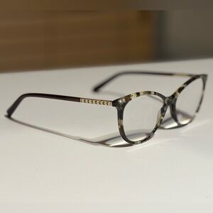 Swarovski Crystal Prescription Eyeglasses Tortoiseshell Frames Women